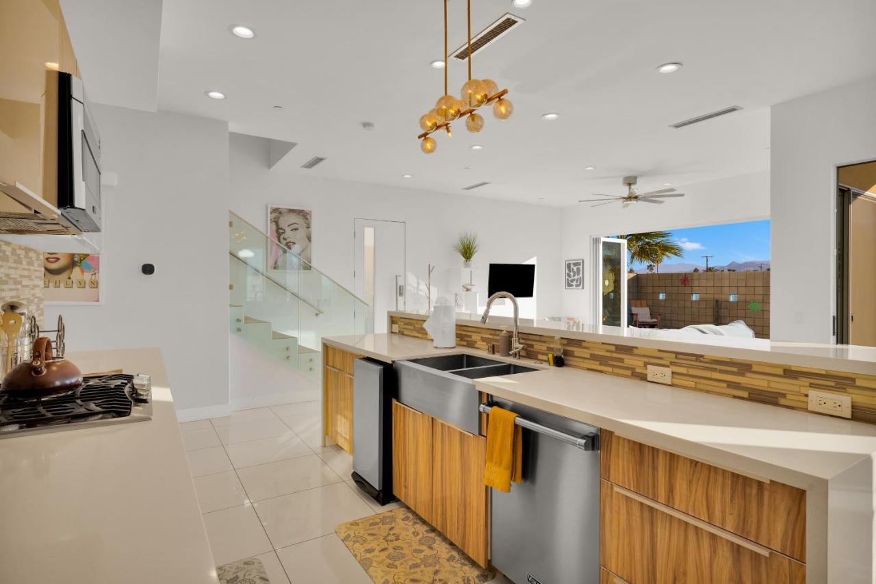 פאלם ספרינגס Breathtaking Luxury Villa Architectural Jewel מראה חיצוני תמונה